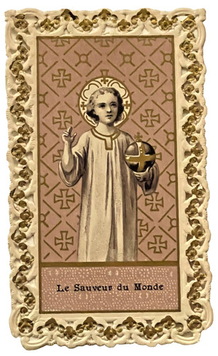 Santino merlettato francese - santino, le