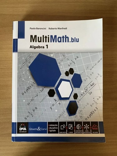 Libro matematica multimath blu - libro,