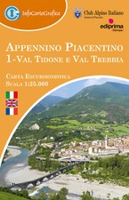 Appennino Piacentino. Carta escursionistica 1:25.000. Ediz. italiana, ingl...