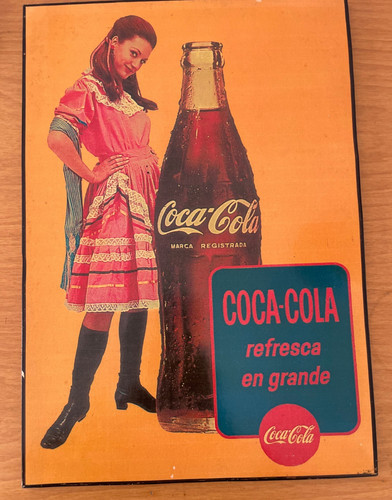 Coca cola targa compensato - ,