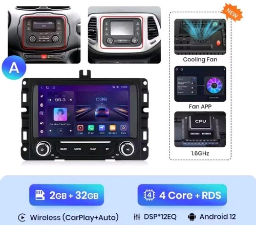 Radio per jeep renegade - 9",