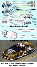 DECALCOMANIA NASCAR # 2 MILLER