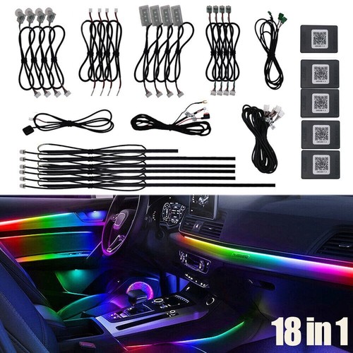 Rgb 18in1 led interni auto - led,