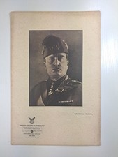 Foto originale d’epoca Benito Mussolini “Il Duce” in uniforme – AIP / Ferrovie