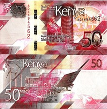 Kenya 50 scellini 2019 P-52a UNC