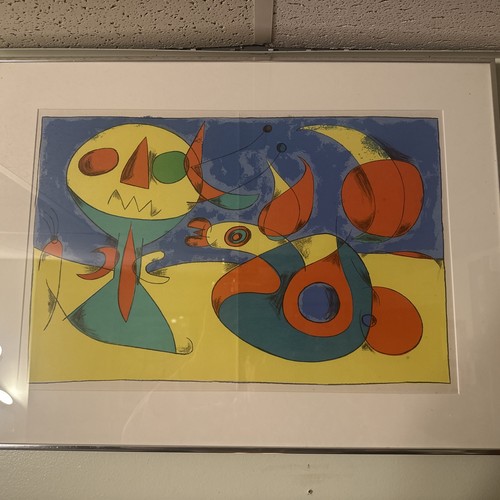 Joan miro litografia originale - litografia,