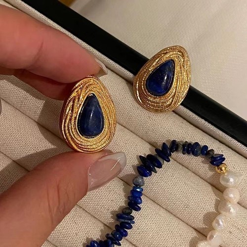 Orecchini vintage post - , goccia