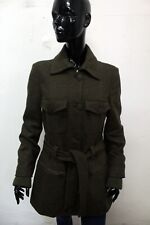MAX&Co. Donna Taglia 46 Cappotto Giacca Verde Invernale Jacket Coat Logo