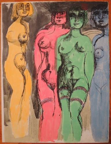Bruno cassinari litografia del - bruno,