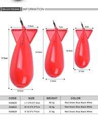 1 Pz Spomb Carp Fishing Spod Bomb Esca Razzo Galleggianti Carp Fishing Mangiatoia Esca