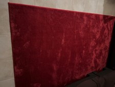 tappeto salotto pelo corto, rosso