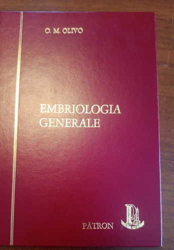 Libro embriologia generale - libro,