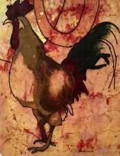 Quadro gallo astratto