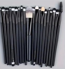 SET 20 PEZZI DI PENNELLI MAKE UP, FONDOTINTA, PENNELLI PER TRUCCO E OMBRETTI