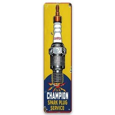 Targa da parete in metallo