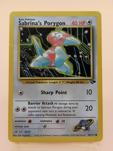 Sabrina porygon 132 sfida - sabrina's, 98/132