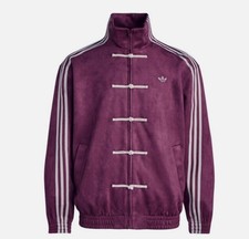 NUOVO ORIGINALE ADIDAS ORIGINALS CTT 3.1 SOFT cinese track top bordeaux unisex taglia M