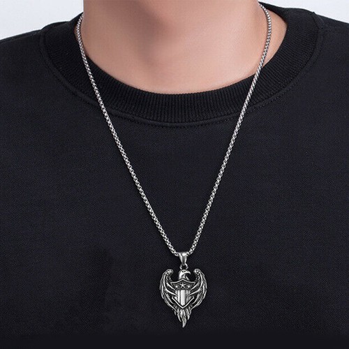 Collana uomo argento - da, in