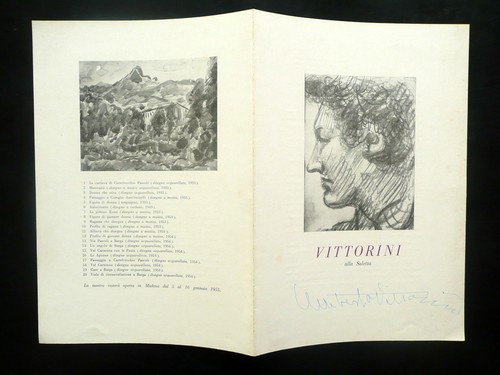 Autografo umberto vittorini - umberto,