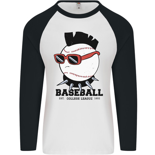 Baseball punk rocker - mens, l/s