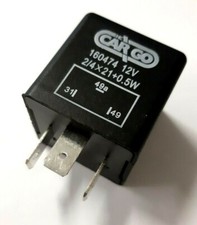 RELE INTERMITTENZA FRECCE UNIVERSALE 12V 42/92W TIPO FIAT PUNTO = 387, A 3 PIN