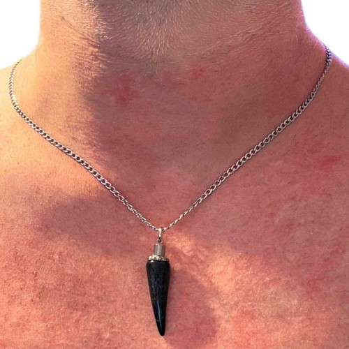 Collana con corno portafortuna