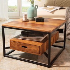 Finebuy tavolino salotto legno - salotto,
