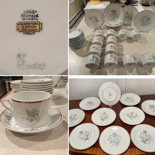 New set vtg ginori china - set,