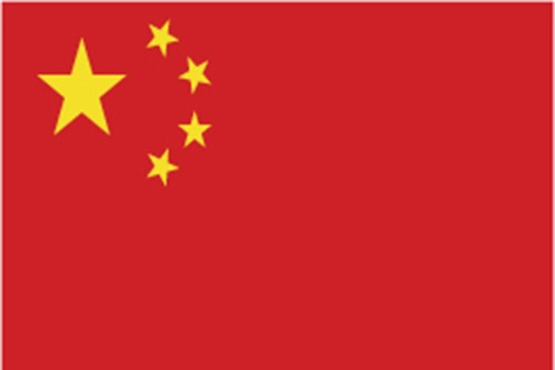 Adesivo bandiera cina - adesivo,