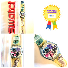 Swatch Gent Nuovo NOS Photoshooting GN122 1992 Vintage Orologio da polso Anni 90