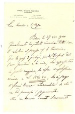 1900 PADOVA Lettera Giulio
