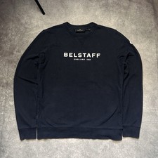 Belstaff Felpa Uomo Basic Blu