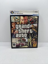 Gioco Grand Theft Auto Gta IV 4 Pc Pal Dvd Rom Cofanetto Italiano
