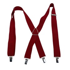 Rosso Vintage Bretelle Uomo