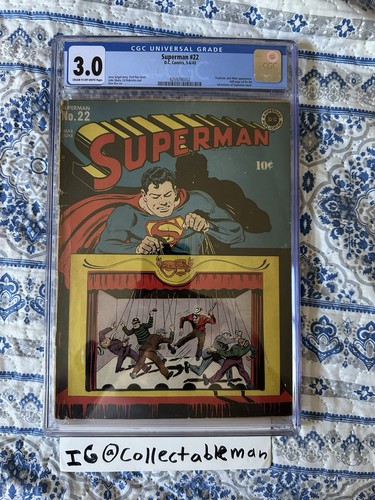 Superman cgc 0 1943 - superman,