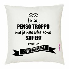 cuscino 40x40 scritta segno