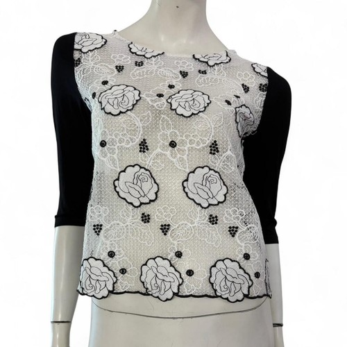 Denny rose maglia nera - rose, con