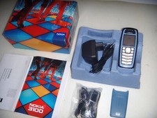 NOKIA 3100 BLUE EDITION ORIGINALE GSM 2003 UNLOCKED+SCATOLA BATT. NUOVA COMPLETO