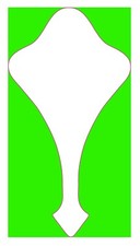 10 SEGNAGUSTI GELATO BIANCHI FORMATO 8X18 IN POLIPROPILENE 600 MICRON