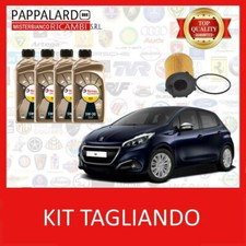 KIT TAGLIANDO FILTRO OLIO + 4LT OLIO TOTAL 5W30 PEUGEOT 208 1.4 HDI DAL 2012