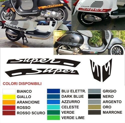 Kit adesivi stickers vespa gts - stickers,