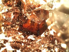 ANATASE RARA MINIATURA MINERALE PICCOLO MOBILETTO MINIATURA DALL'ITALIA
