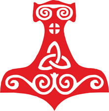 Adesivo Martello Thor Rosso