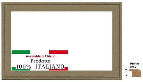 Cornice legno grigia - legno,,