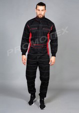 Tuta da allenamento go kart meccanico rally  non omologata nera rossa