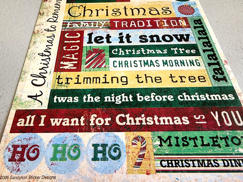 Sandylion christmas words - sandylion,