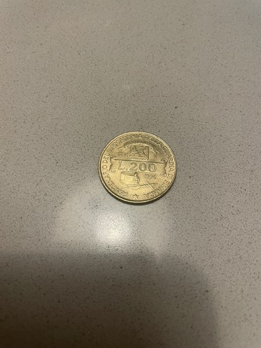 Moneta 200 lire centenario - moneta,