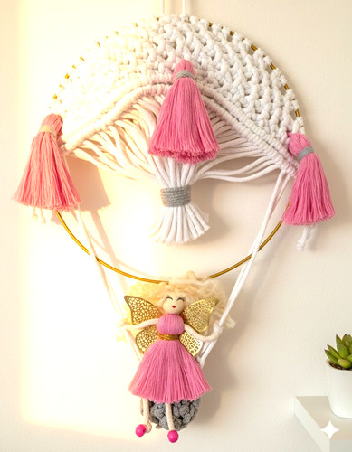 Wall decor baby girl pink - wall,
