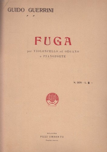 Partitura fuga violoncello - fuga,