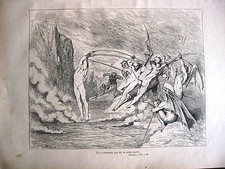 stampa antica DIVINA COMMEDIA